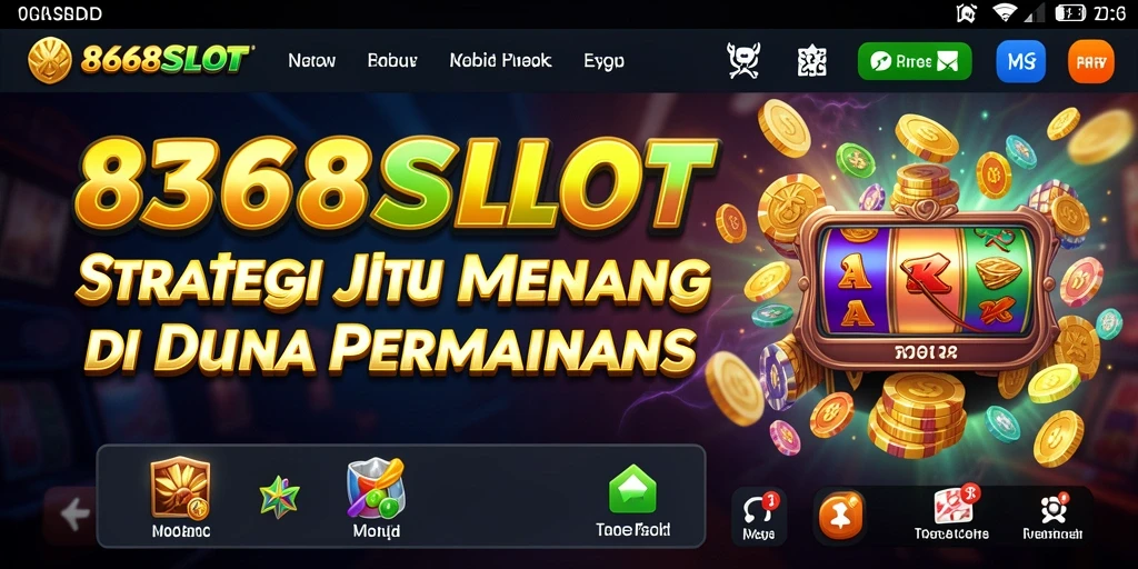 Screenshot utama 8368SLOT menunjukkan aksi strategi yang seru dan mendalam.