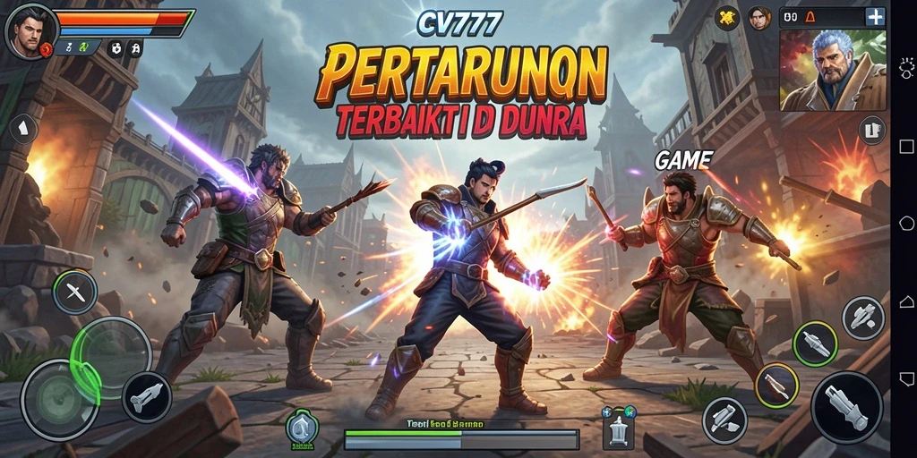 Gameplay mendebarkan dengan pertarungan karakter unik di CV777.