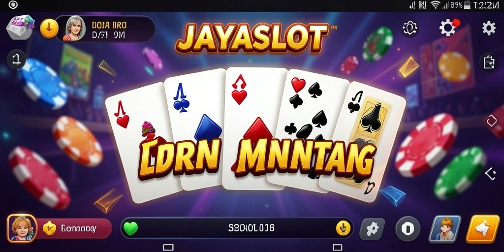 Tampilan gameplay JAYASLOT yang menarik dalam permainan domino.