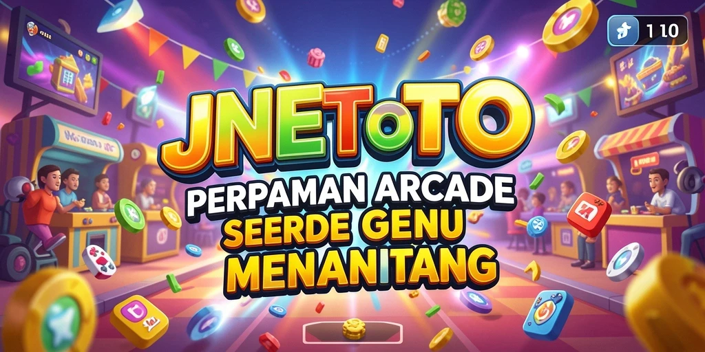 Screenshot utama JNETOTO menampilkan aksi permainan arcade yang mendebarkan.
