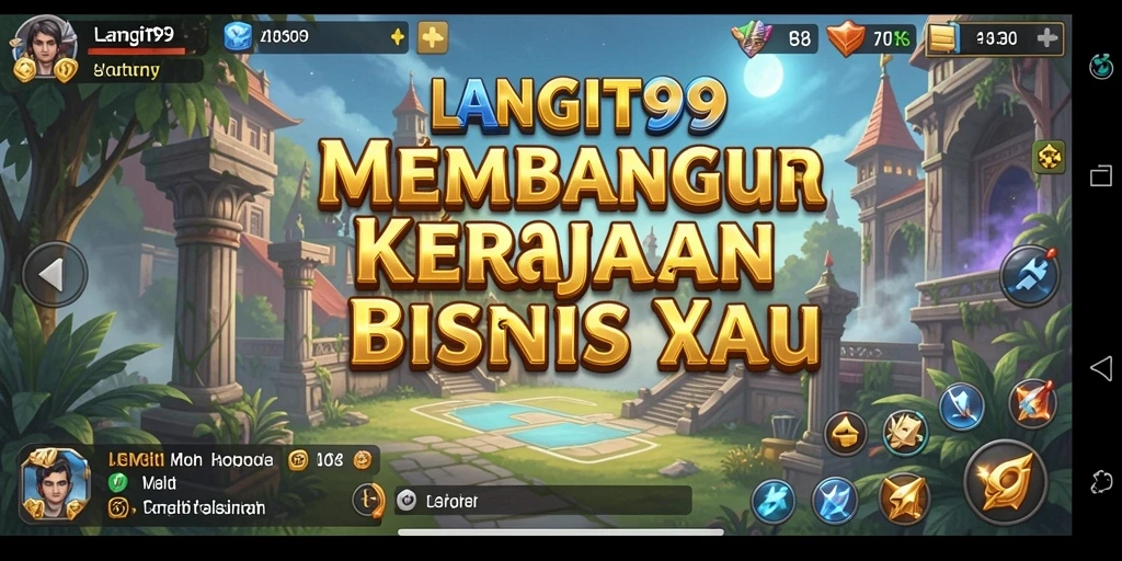 Tampilan gameplay menarik dari LANGIT99 yang menunjukkan strategi bisnis.