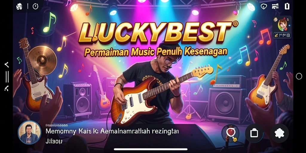 Tampilan gameplay menarik dari LUCKYBEST yang memukau.