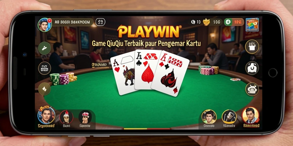 Tampilan gameplay PLAYWIN yang seru dan mendebarkan dalam permainan QiuQiu.